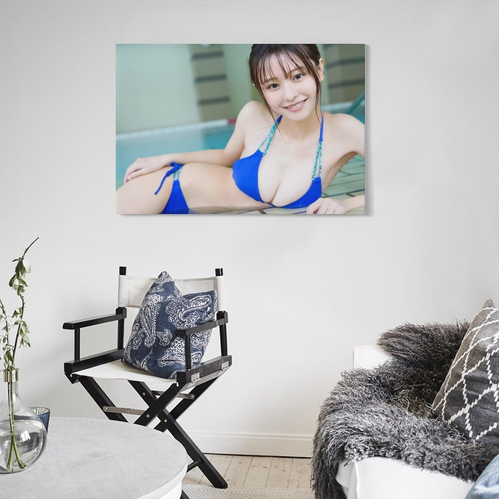 Amazon.co.jp: 浅倉唯5水着写真ポスターセクシーアートパネルかわいい