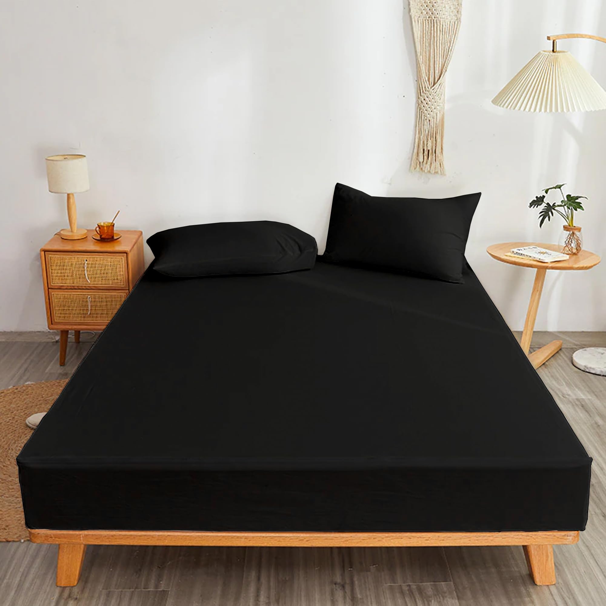 Cotton Comfort Bedding Single Fitted Sheet 400 Thread Count 100% Egyptian Cotton 40cm Deep Single Fitted Sheet Perfect Premium Cotton