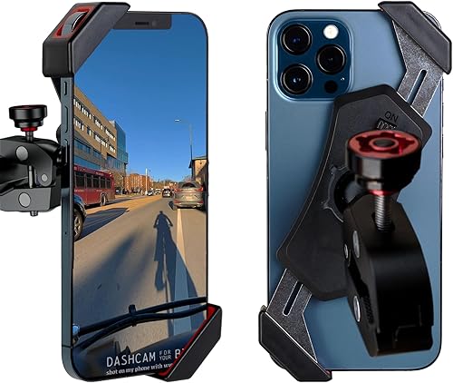 Soporte para teléfono de bicicleta el mejor soporte para teléfono de bicicleta que reduce el movimiento sin bloquear la cámara rango extendido para