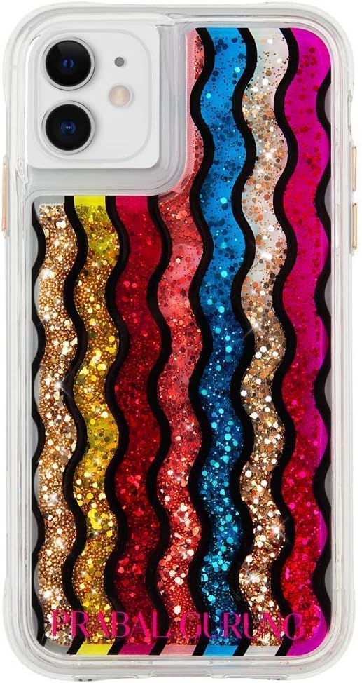 Case-MatePRABAL GURUNG - Case for iPhone 11 - Waterfall - Rainbow - 6.1 inch - Gold