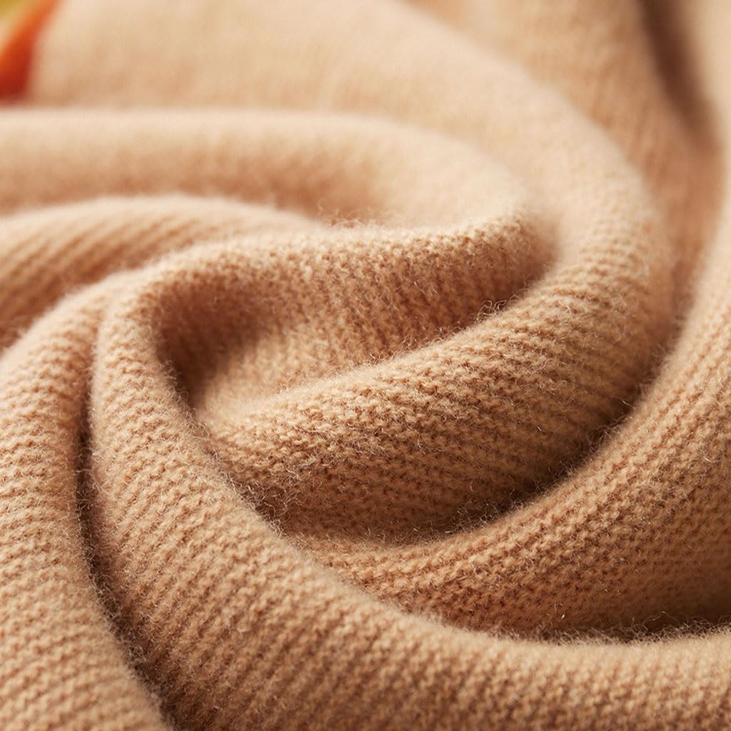 *WEB限定 ランダムストライプ ルーズフィット モールニットセーター メンズカジュアルセーター 若者メンズセーター秋と冬ボトリングシャツラウンドネックルーズ肥厚カラーストライプスプライシングニットセータ