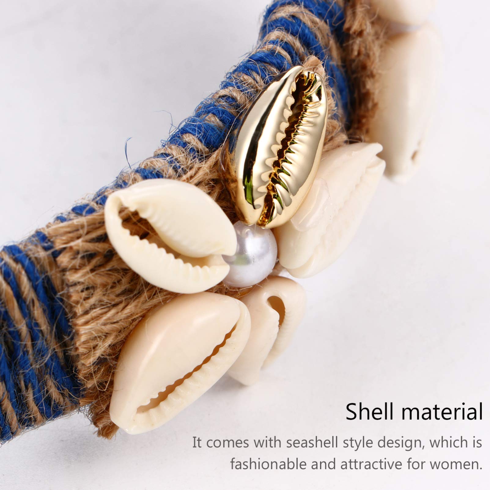 Amazon.co.jp: 2ピース貝殻ワイドヘッドバンド、女性用ワイドヘッド  