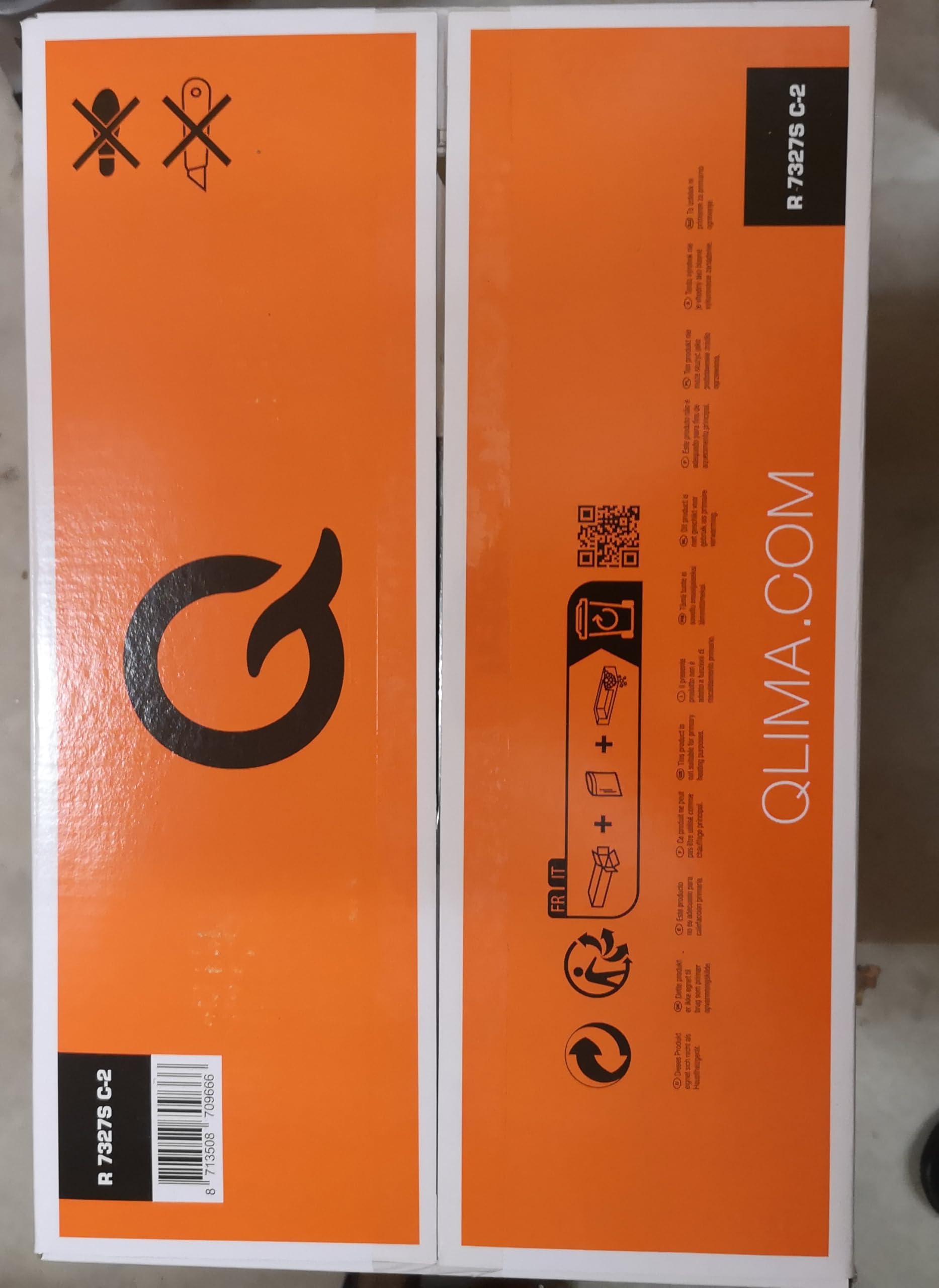 QLIMA R7224-SC - 2400 watts - Poele a pétrole a meche - jusqu'a 85 m3 - Detecteur CO² - Réservoir 4,2 litres