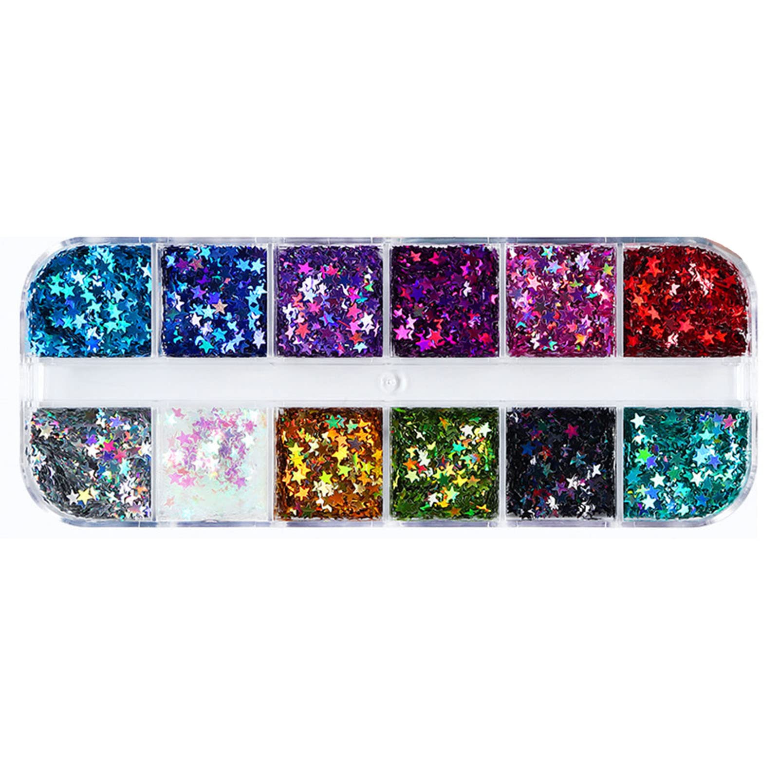 Fall 3D Sequins Autumn Star Shape Glitter for Acrylic Nails Decoration Resin Mold