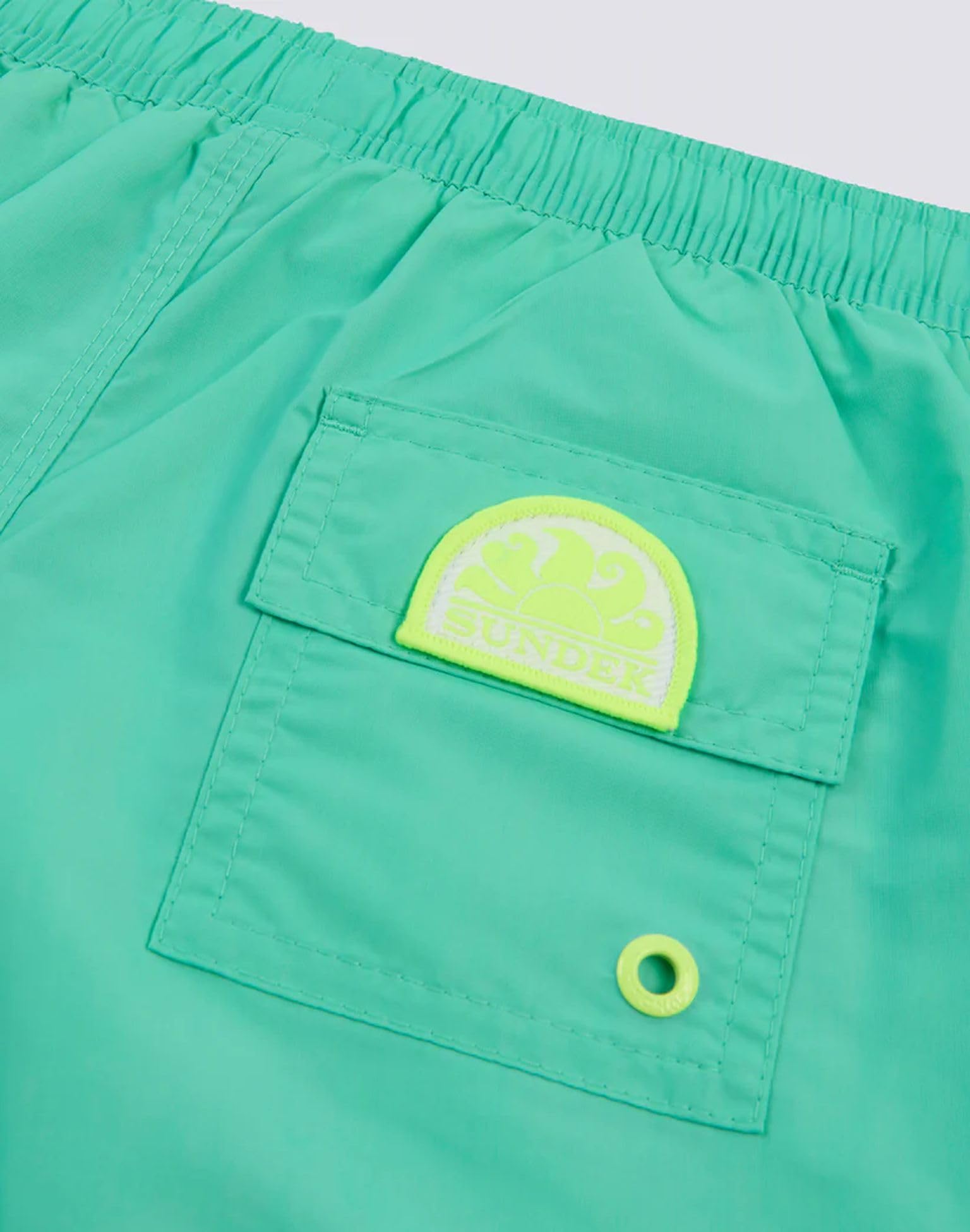 SUNDEK Costume da Bagno Bambino Corto Vita Elasticata Iconic Taffeta con Pi