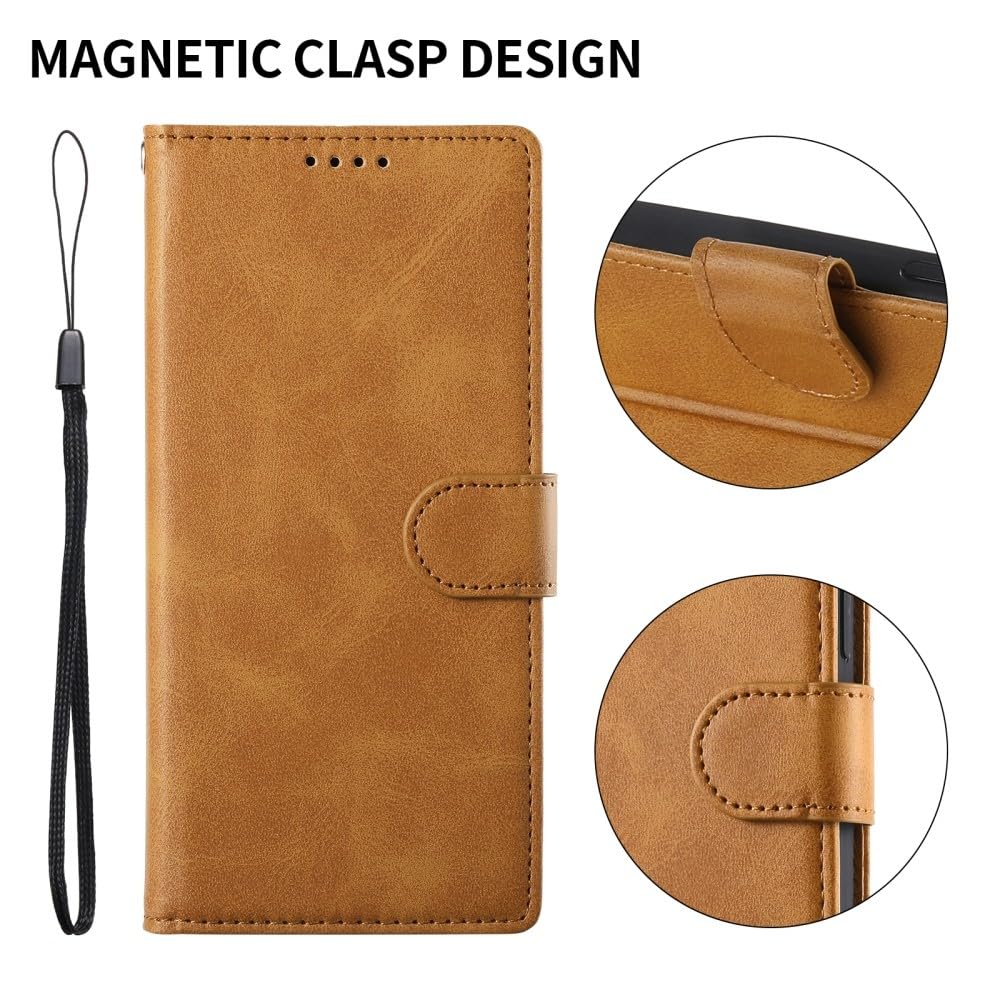 Generic Compatible avec Samsung Galaxy S9 (couleur : vert foncé) Étui portefeuille en cuir uni de qualité supérieure à rabat magnétique