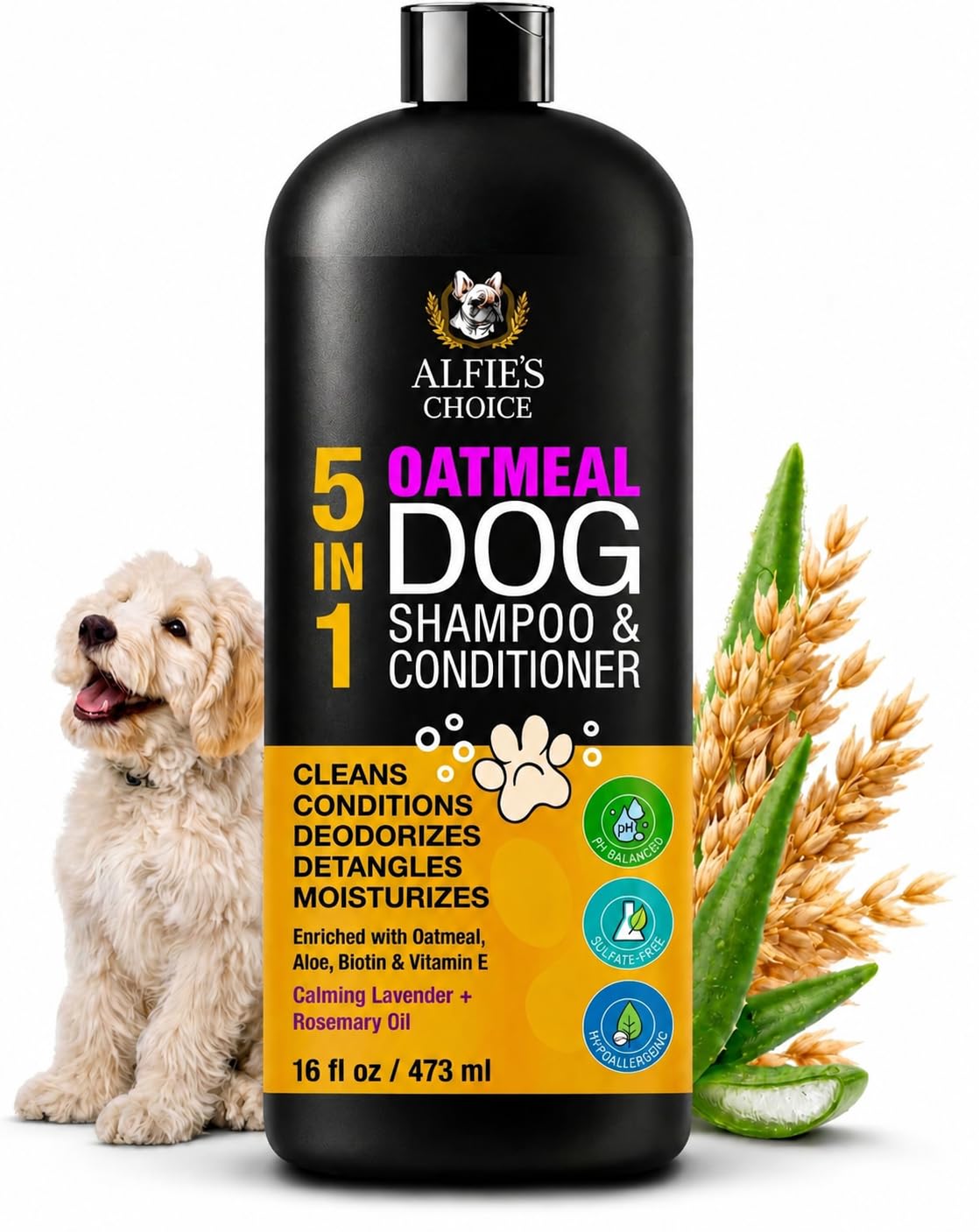 ALFIE'S CHOICE Oatmeal Dog Shampoo
