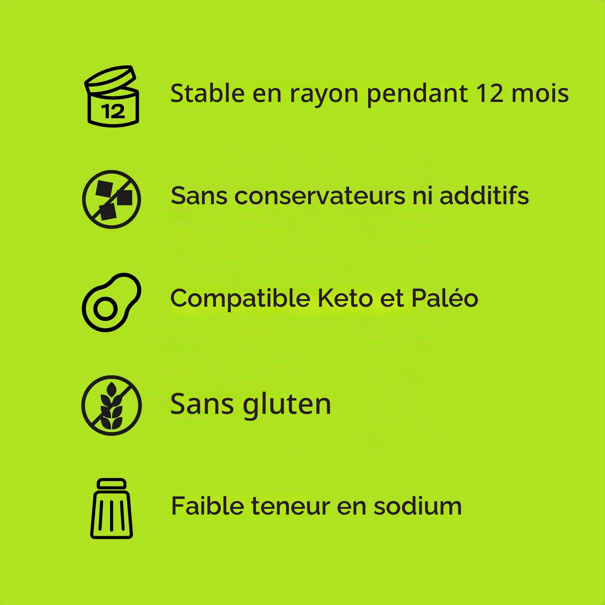 Chou-fleur vert et frisé – 100% chou-fleur, stable, sans conservateurs, lot de 6 sachets