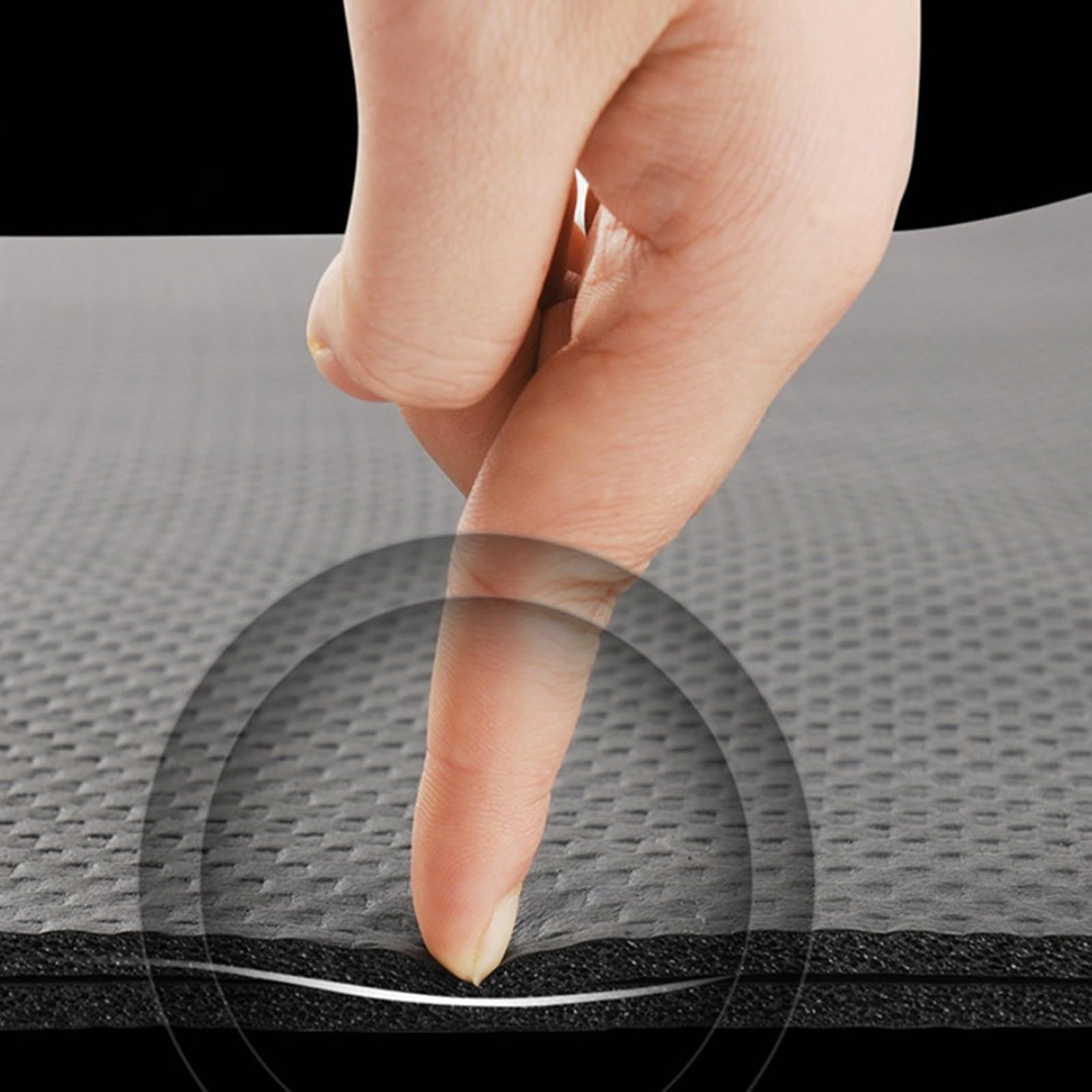 Tappetino Per Tapis Roulant, Tappetino Per Attrezzature Fitness, Tappeto Antiscivolo Antivibrazione Protezione Del Pavimento, Per Tapis Roulant, Ellittiche, Canottaggio，Tappetino Fitness NBR(190x85cm)