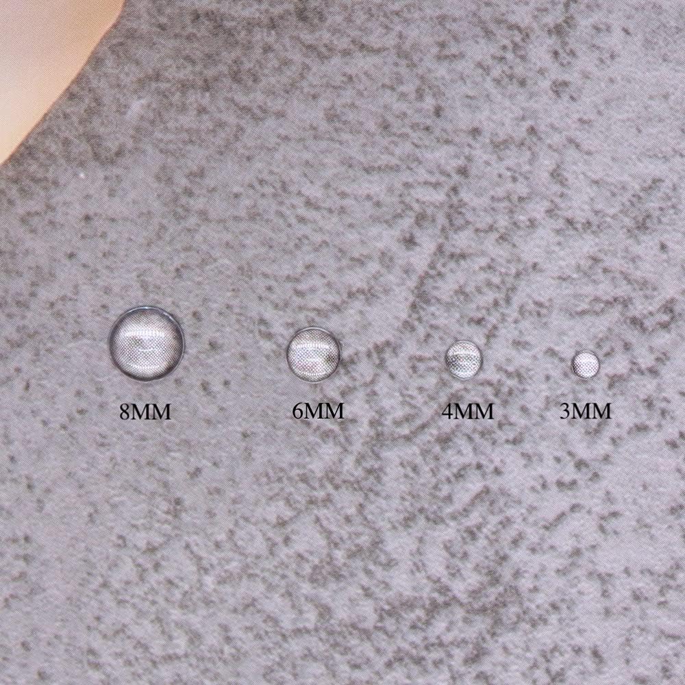 KSCRAFT Clear Dewdrop Water Droplets Embellishments for DIY Paper Craft Card Making Decor Scrapbooking Accessories