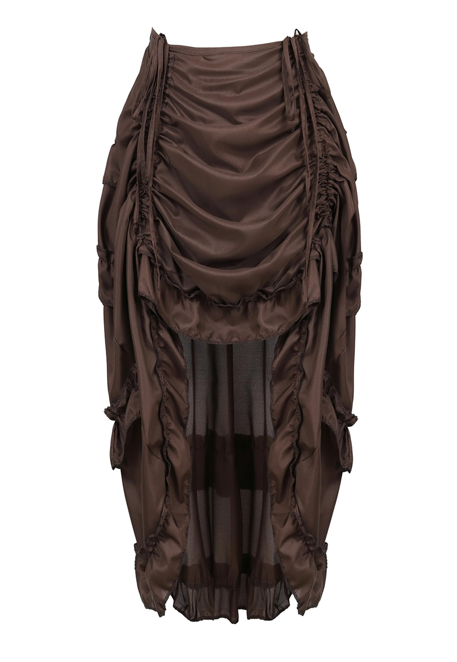 Zhitunemi Renaissance Costume Pirate Skirt Steampunk Skirt Plus Size Corset Dresses - Renaissance Fairs Medieval Festivals