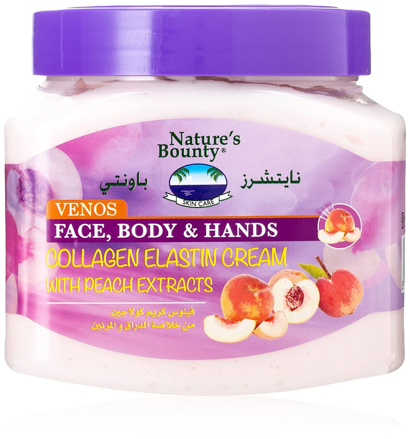 Peach Collagen Body Cream (Lb), 600 ml