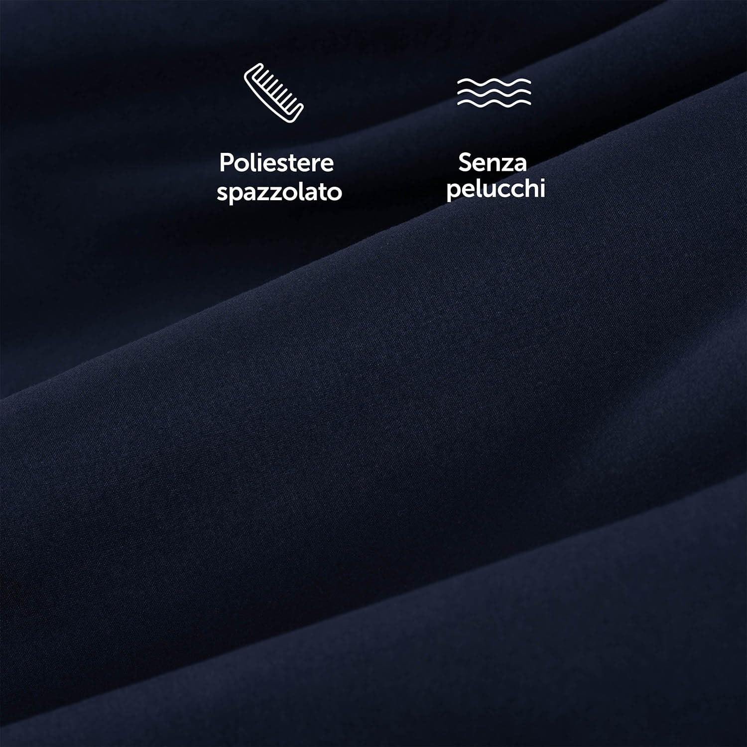 Blumtal Federe Cuscini Divano 50x50 cm - Set di Copricuscini per Divani in Microfibra a 2 Pezzi con Chiusura a Zip, certificati Oeko-Tex, extra morbidi e lavabili - Blu Oceano