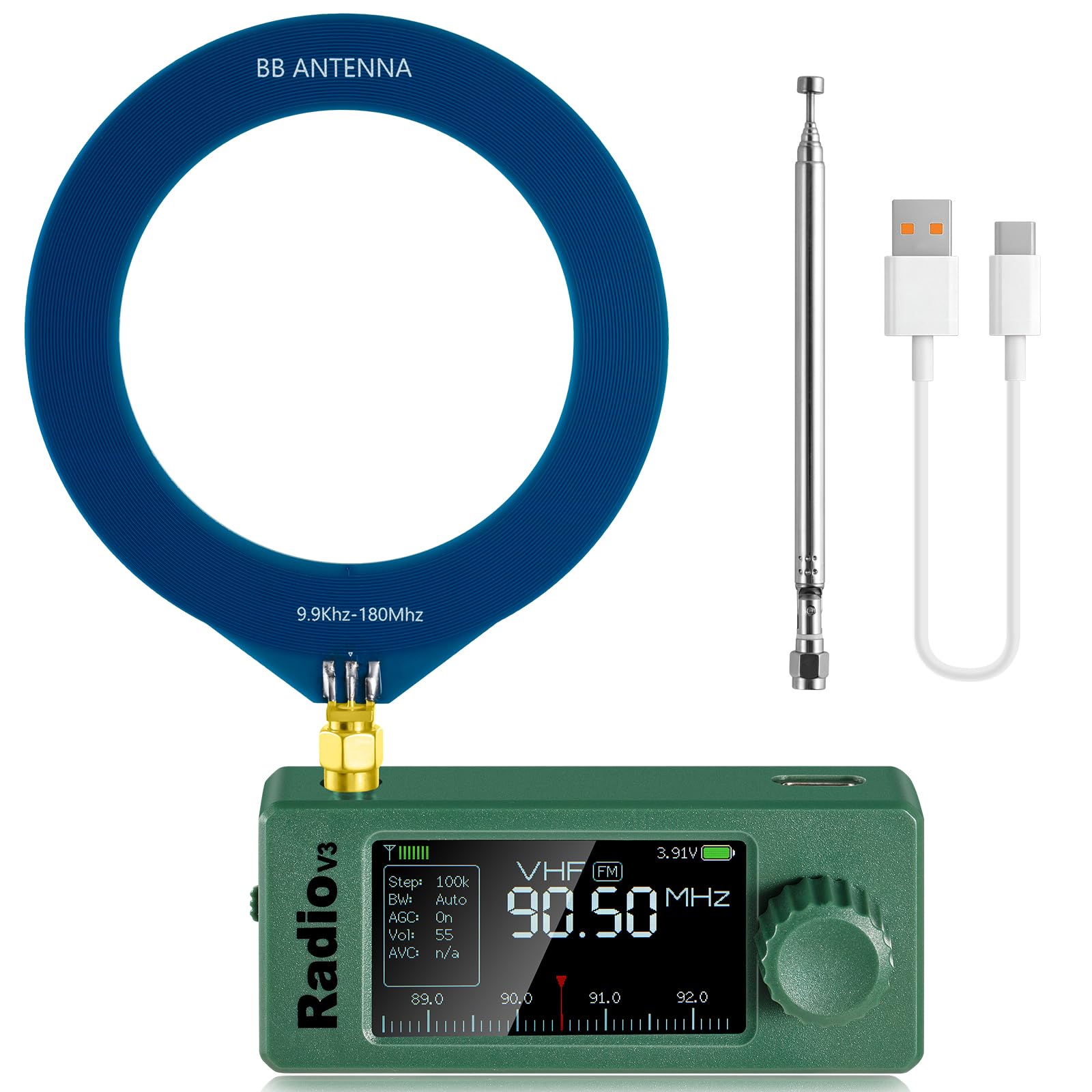 Amazon.com: GOOZEEZOO Si4732-ESP32 V3 Mini Radio Pocket Shortwave