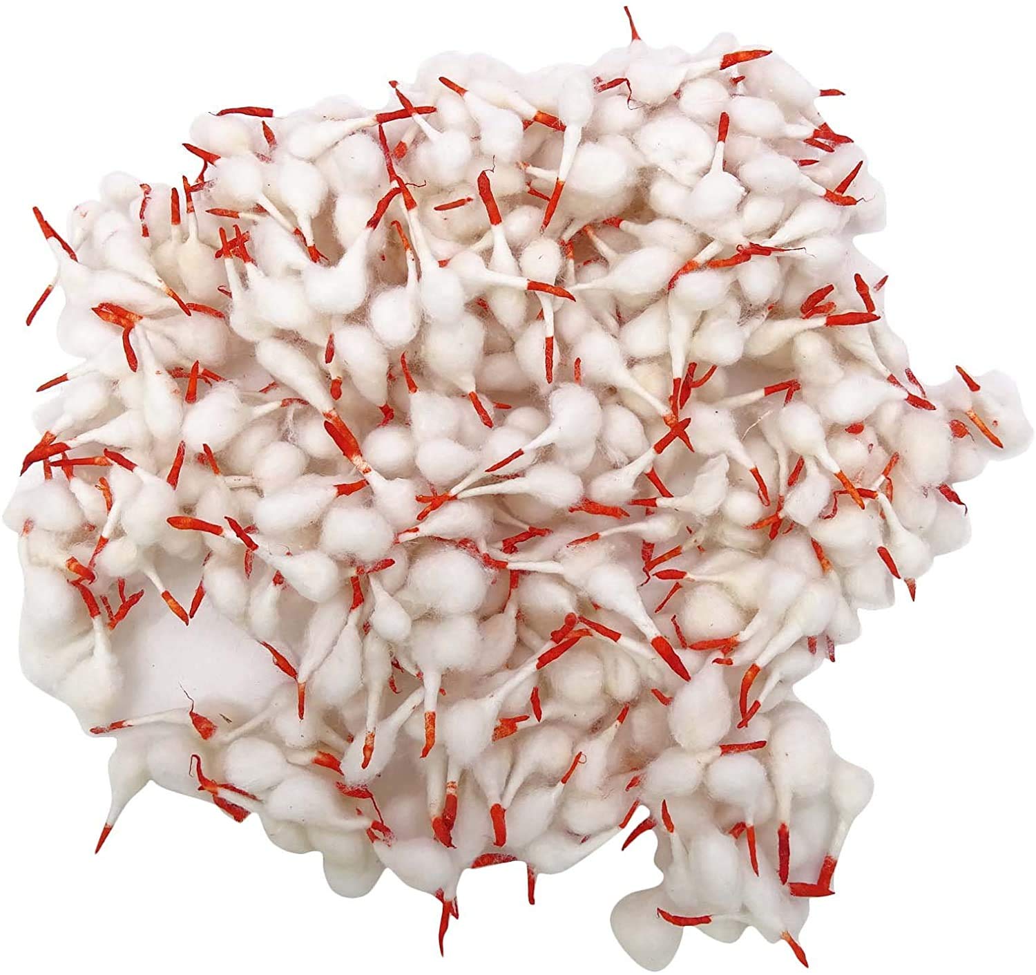 IndiaBigShop Puja Rui Batti Indian Round Cotton Wicks Diwali Pooja Aarti Jyot Batti, Candle Hindu Religious - 200 pcs