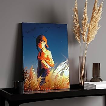 Amazon.co.jp: ポスター チェンソーマン レゼ アートパネル 壁掛け 壁