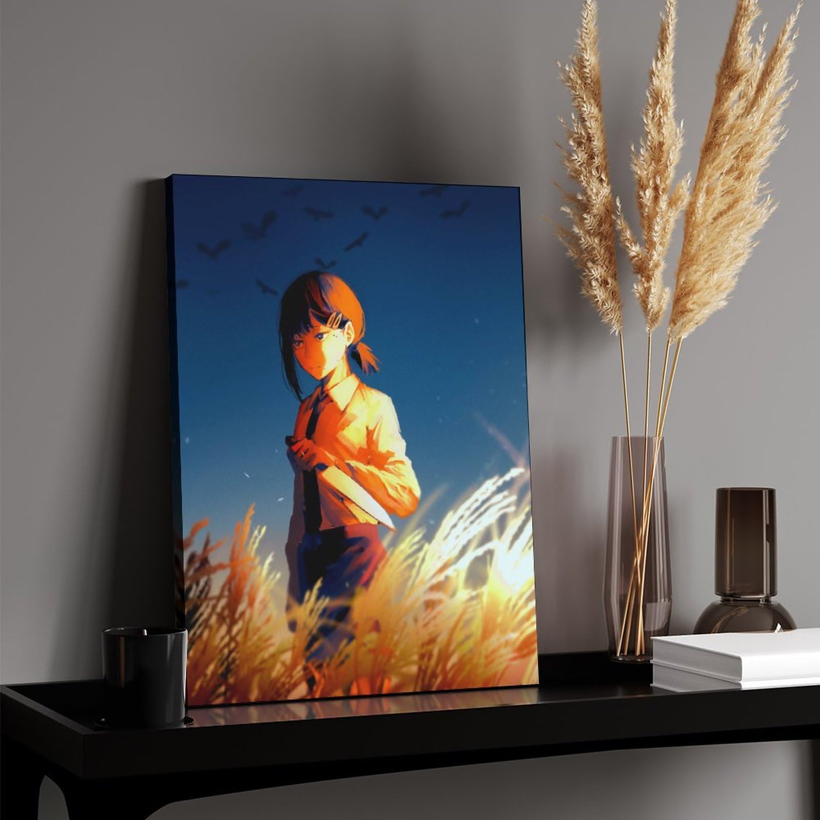 Amazon.co.jp: ポスター チェンソーマン レゼ アートパネル 壁掛け 壁