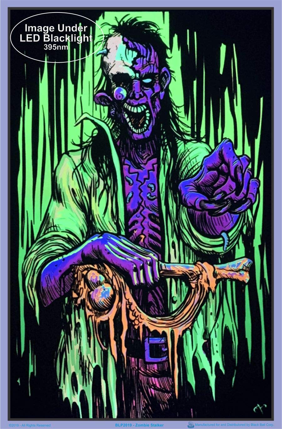 Amazon.com: Scorpio Posters Zombie Stalker Blacklight Poster