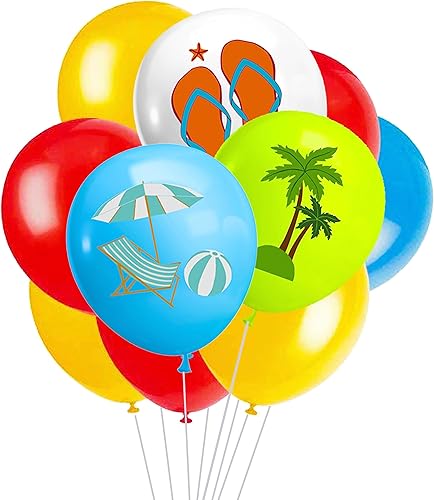 Miniatura 5 de Juego de decoraciones de fiesta de cumpleaños para piscina, pancartas de feliz cumpleaños, fiesta de piscina, decoración de tartas, decoración de