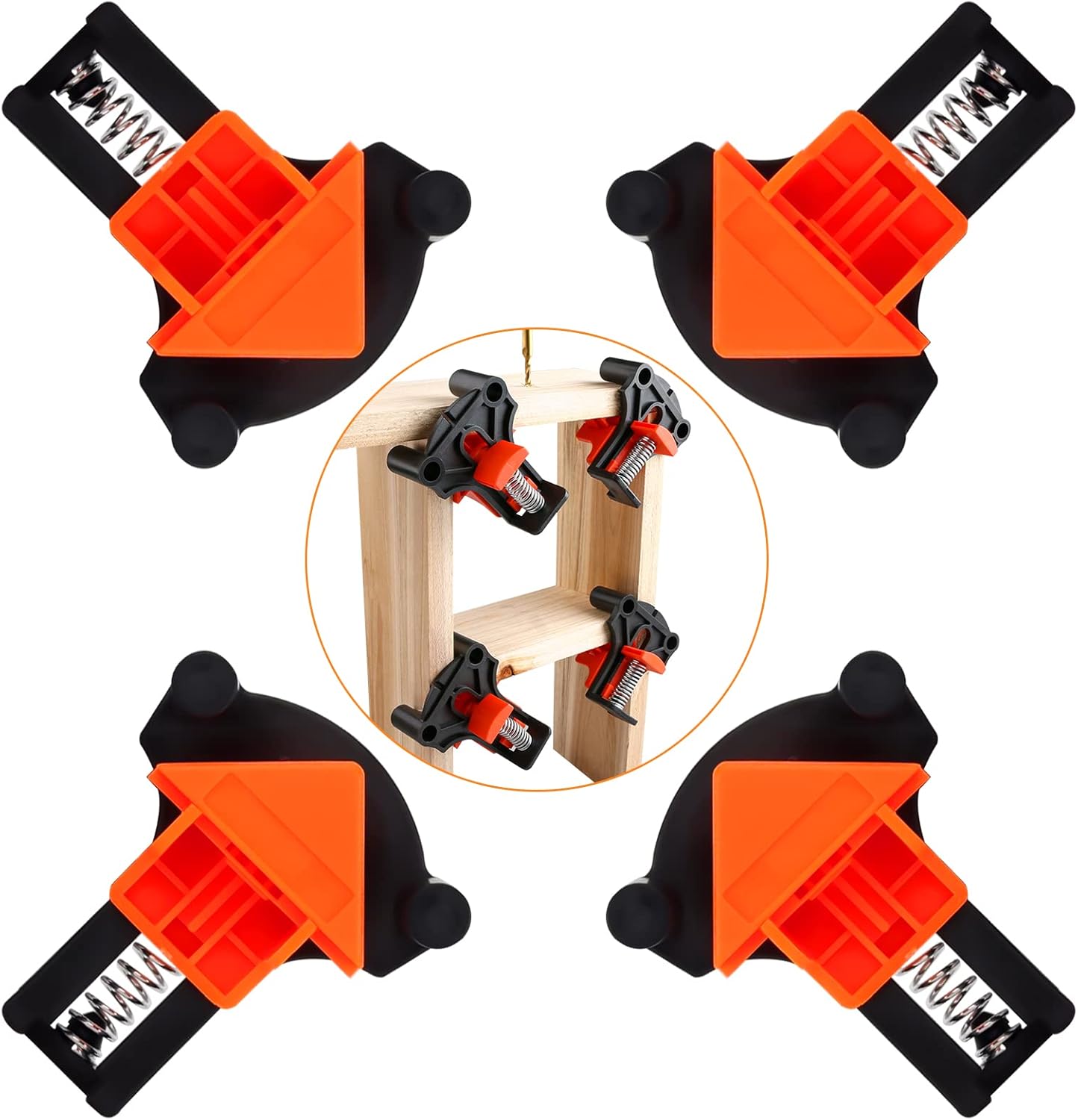 60/90/120 Degree Corner Clamp,Pro Carson Clamps for Woodworking