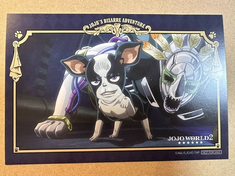 Amazon.co.jp: ジョジョワールド イギーとスタンド ポストカード
