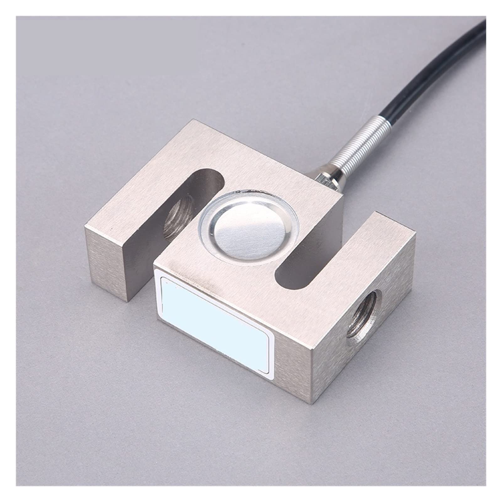 Sensor de pesaje Sensor de escala electrónica de 100 kg Sensor de fuerza de tracción del medidor de tensión de celda de carga analógica de alta precisión para balanza de embalaje Balanza de pesaje(50k