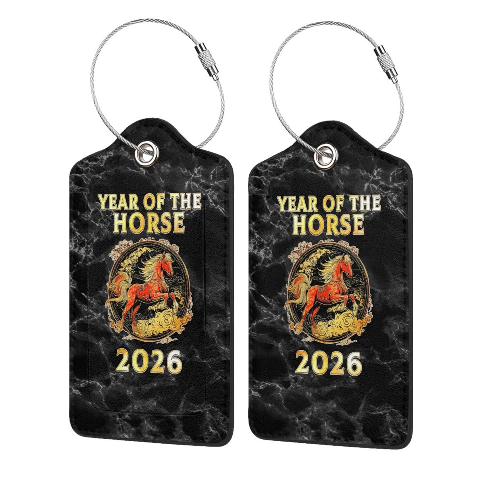 Amazon.com | Year of The Horse 2026 Set of 2 Durableleather