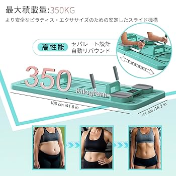 Amazon.co.jp: ピラティスボード ピラティスマシン 自宅 腹筋