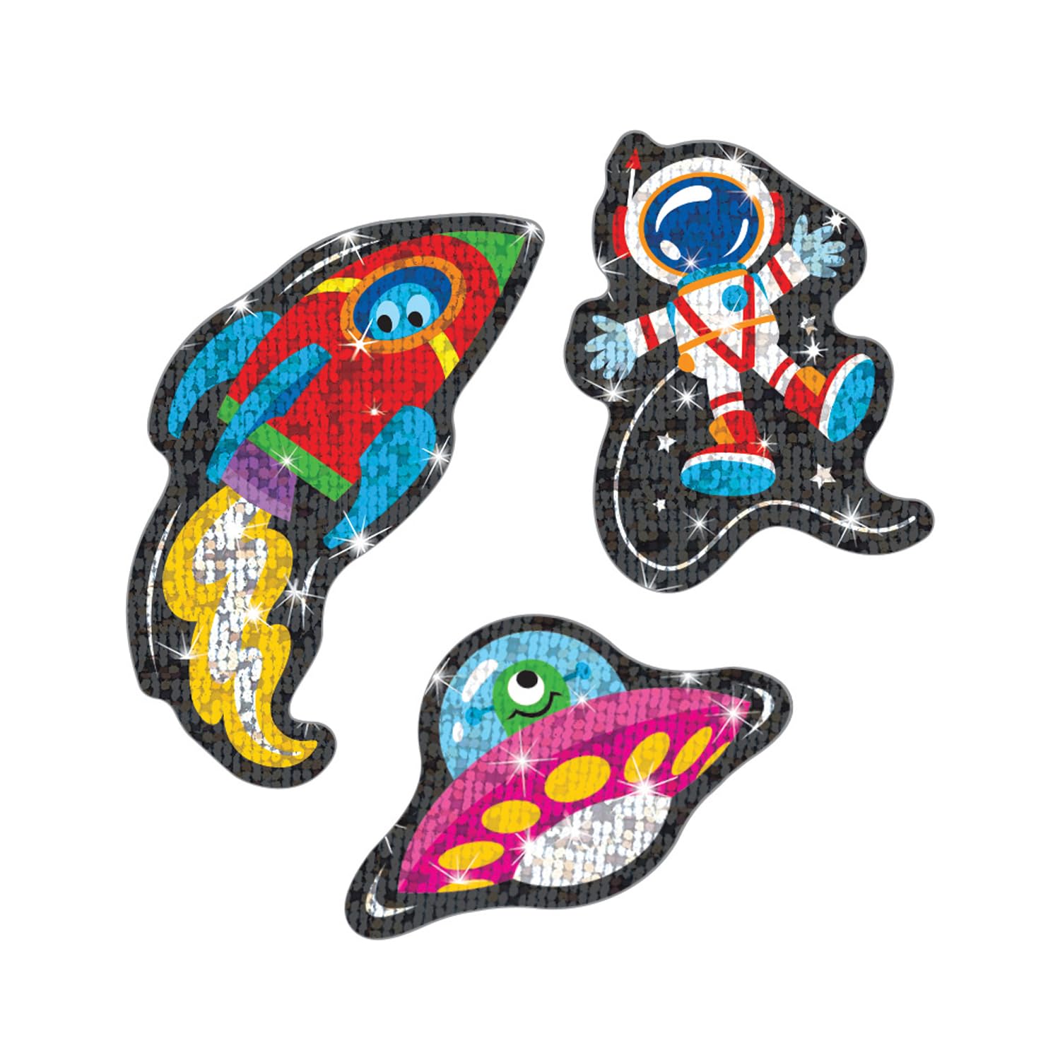 Amazon.co.jp: Trend シール キラキラ Sparkly Space Stuff 36片