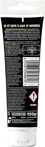 Miniatura 2 de T-Cut Removedor de rasguños negro, potenciador de color rápido del color del esmalte de la cera del coche, 5.3 onzas