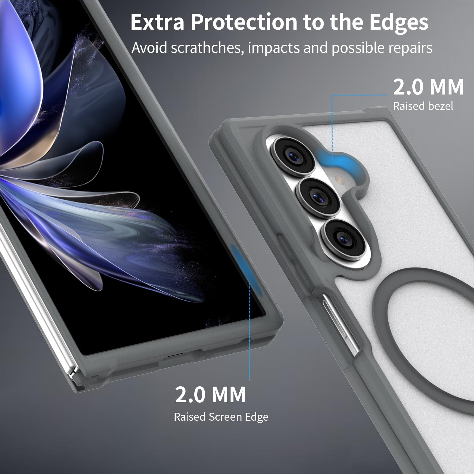 Custodia magnetica per Samsung Galaxy Z Fold 8 Ultra, adatta per MagSafe