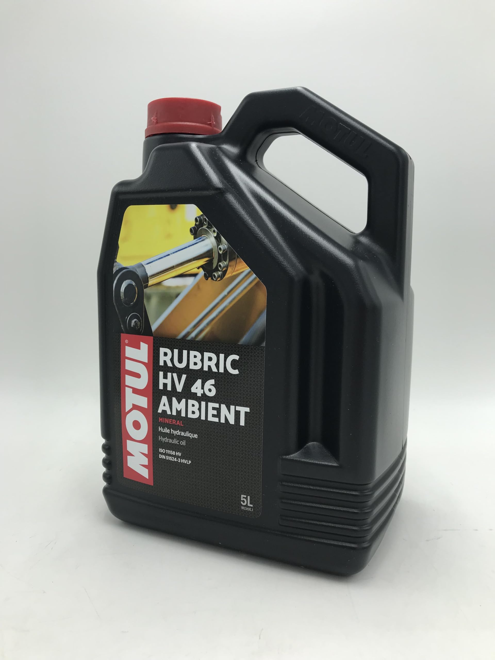 DLLUB - HUILE HYDRAULIQUE HV 46 couleur ROUGE - 5 litres