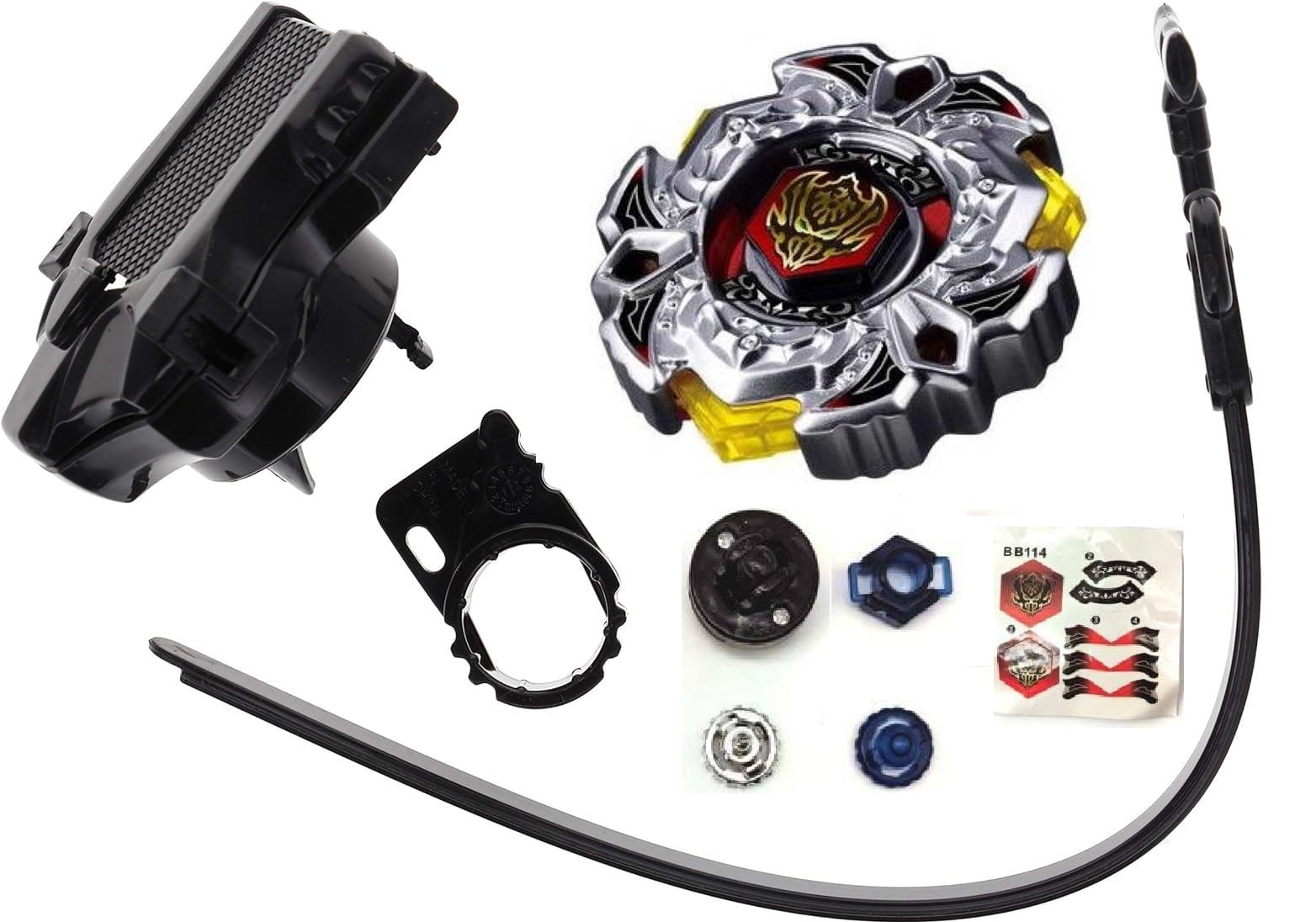 Funstars Variares D:D Metal Fury Spinning & Battling Tops with Launcher (BB114)