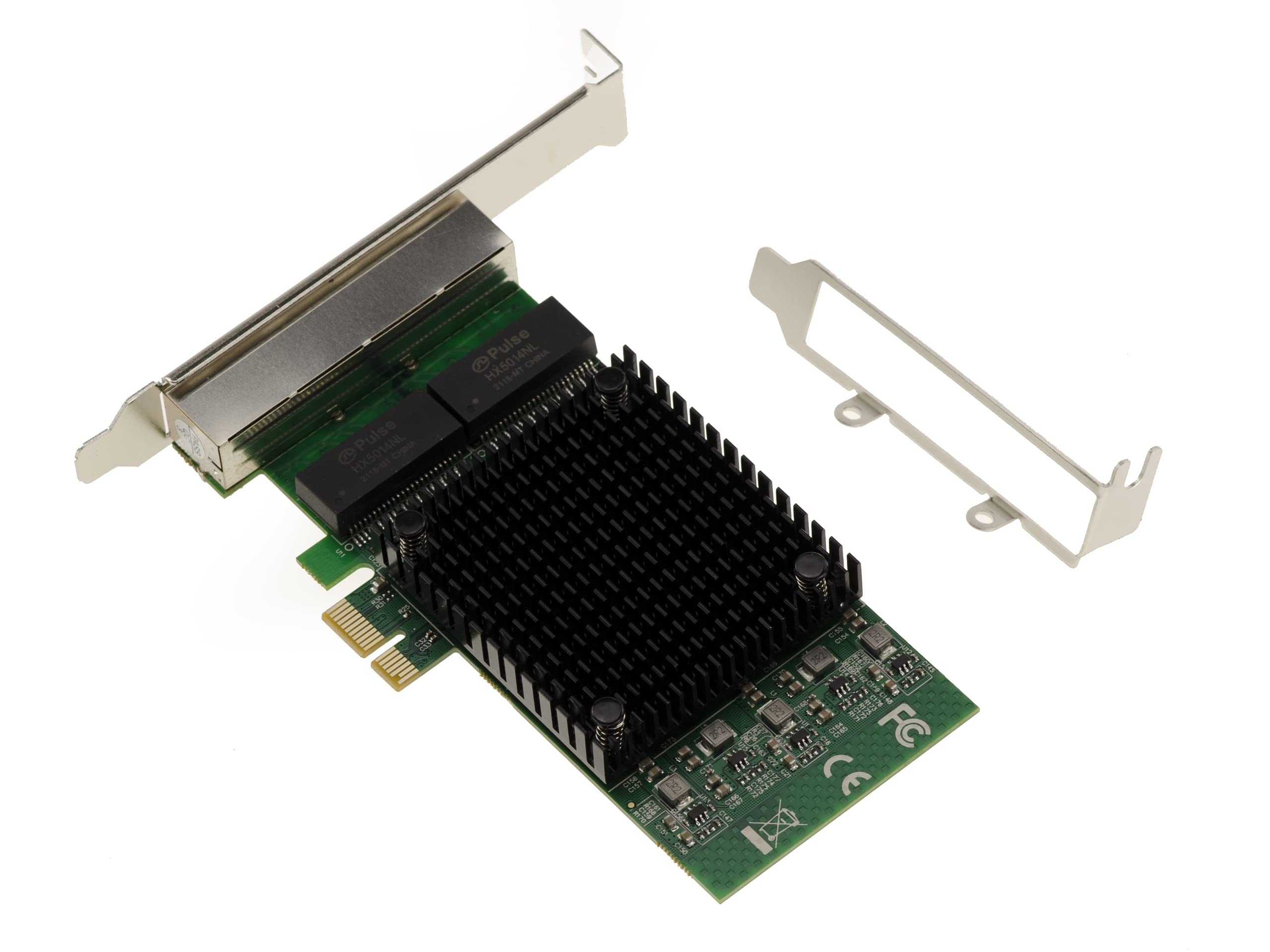 KALEA-INFORMATIQUE Scheda controller di rete PCIe x1 4 porte RJ45 Quad LAN GIGABIT ethernet 10 100 1000 1G con Chipset Intel 82571