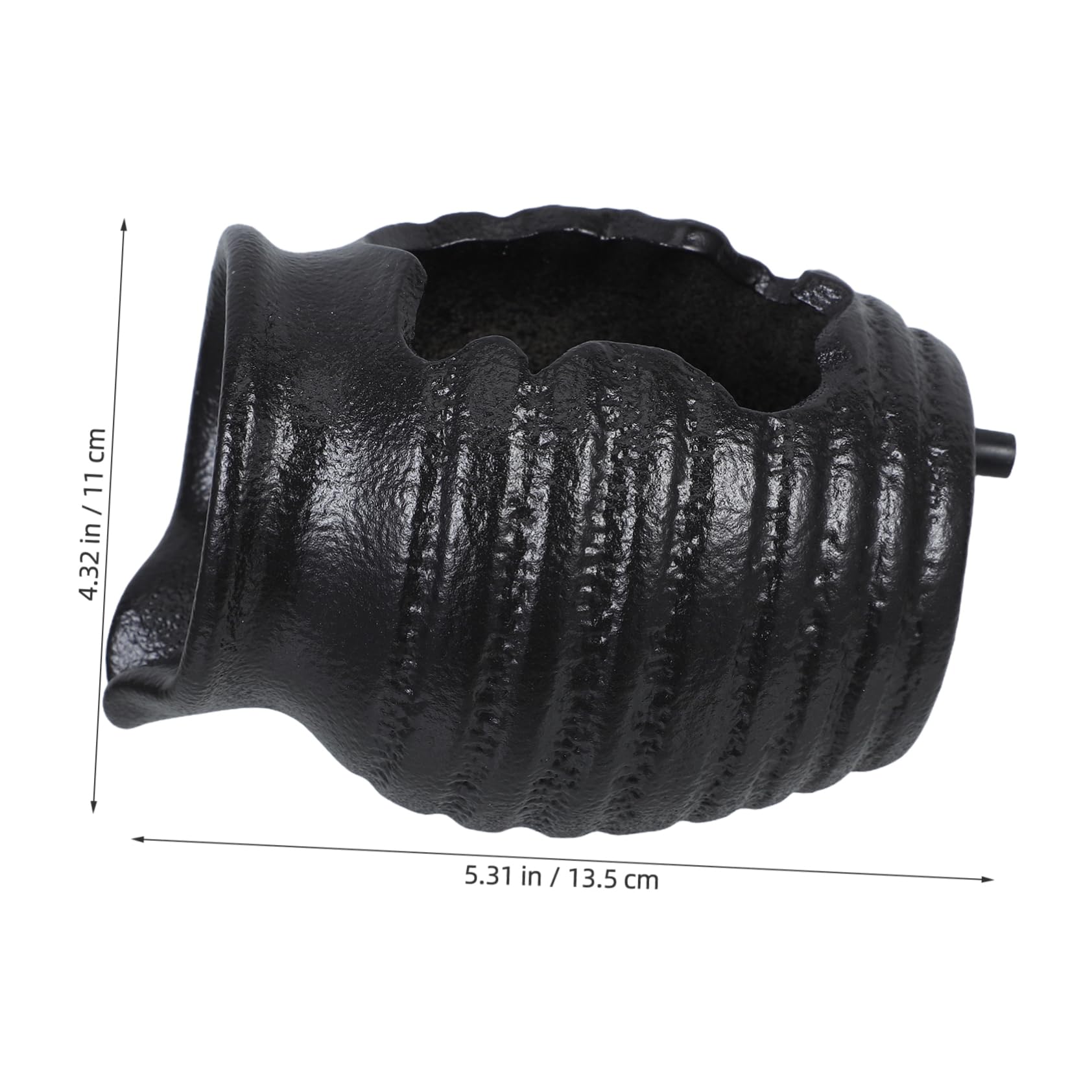 CIYODO Elegant Water Flowing Fountain Jar DIY Indoor Fountain Decorative Pot for Bedroom Outdoor Landscape Ceramic Fish Tank Decor