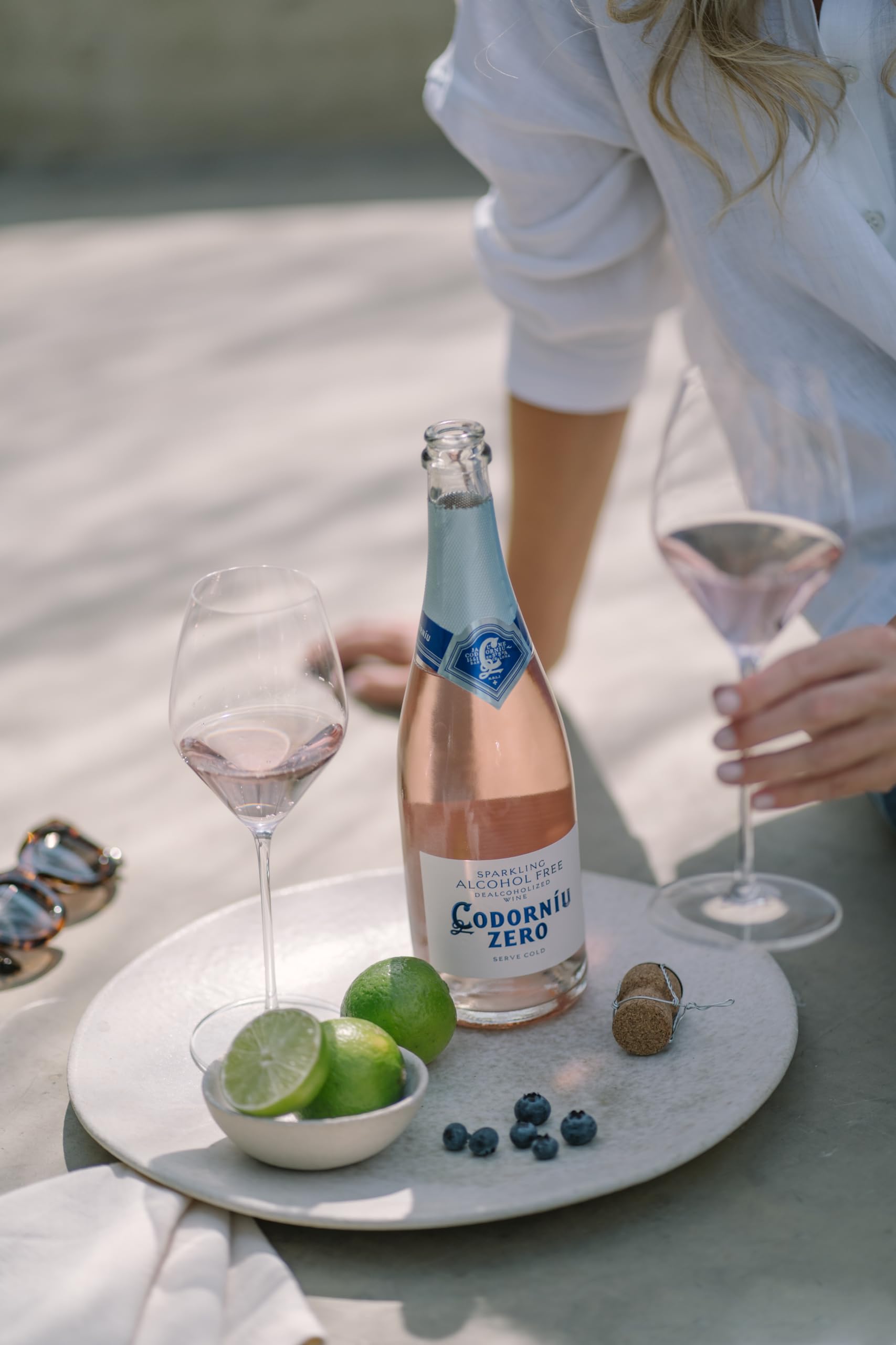 Codorníu Zero Rosé - Espumoso sin alcohol rosado, pack 6 botellas, 75cl
