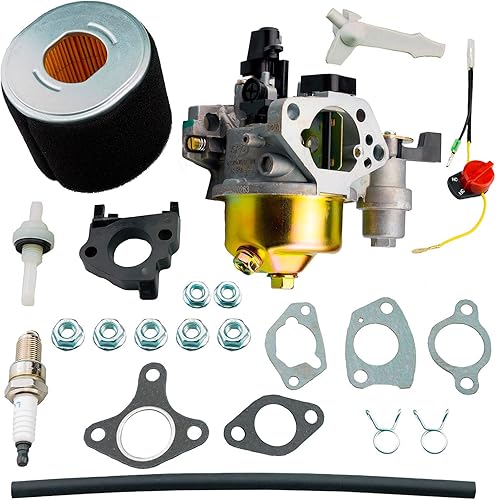 Ruma Kit de filtro de aire de carburador ajustable para Honda GX340 GX390 GX420 11HP 13HP 16HP Motor Harbor Freight Predator 420cc Motor y equipo de