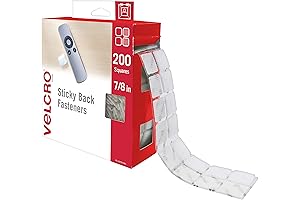 MountingSquares:200-Pack Premium Adhesive Squares 7/8” forClassroom or Home Office