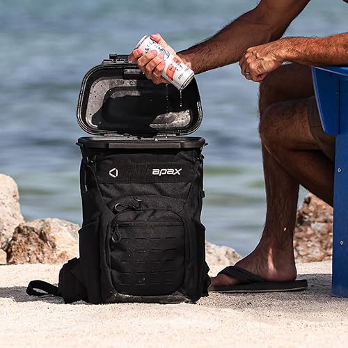 Miniatura 9 de Apax Mochila híbrida deportiva con impermeable, sumergible en agua, bolsa seca, funda protectora, enfriador de mochila