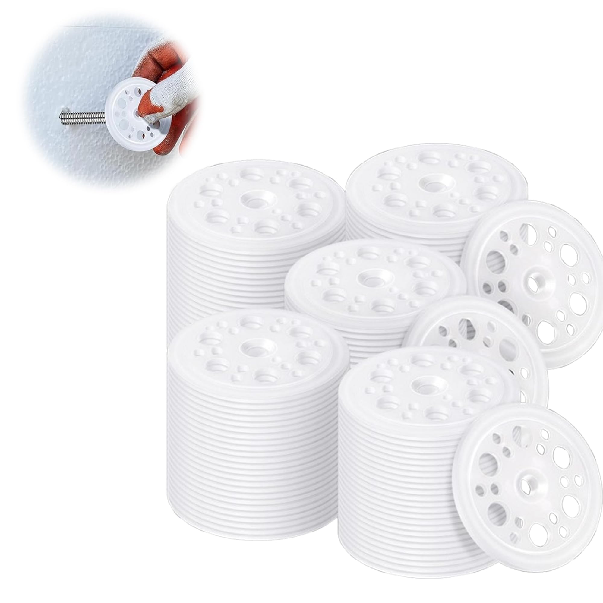 10 Rondelle Di Fissaggio Per Policarbonato - Sp. 16mm - Foto 3