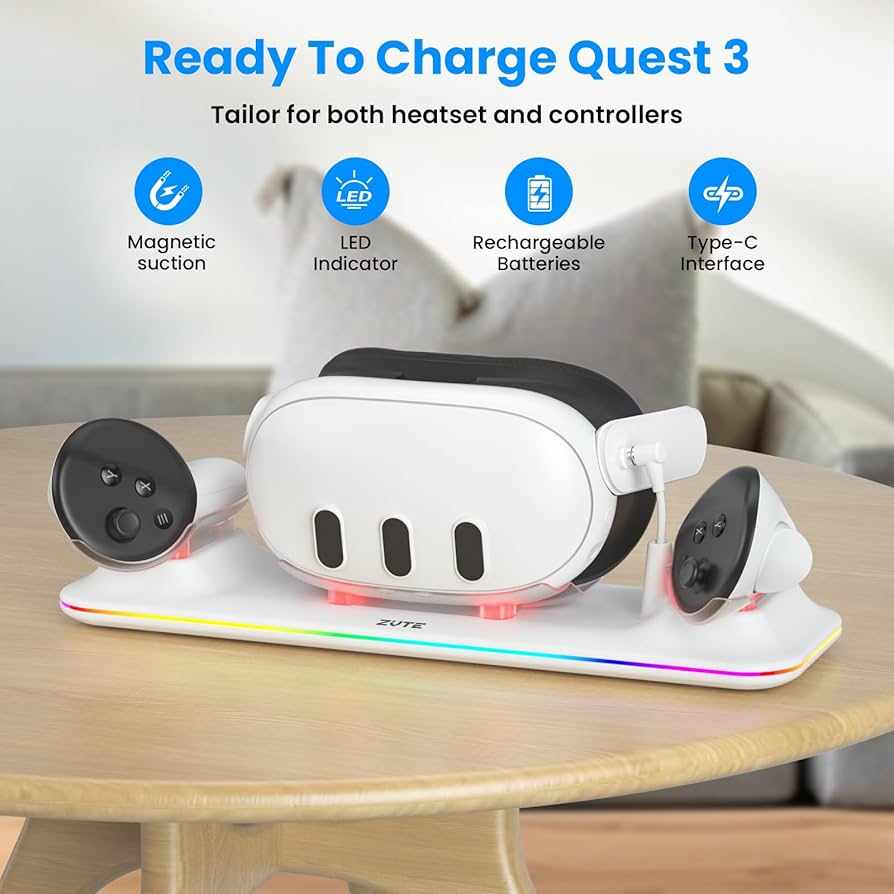 Amazon.com: ZVTE Charging Dock for Oculus/Meta Quest 3