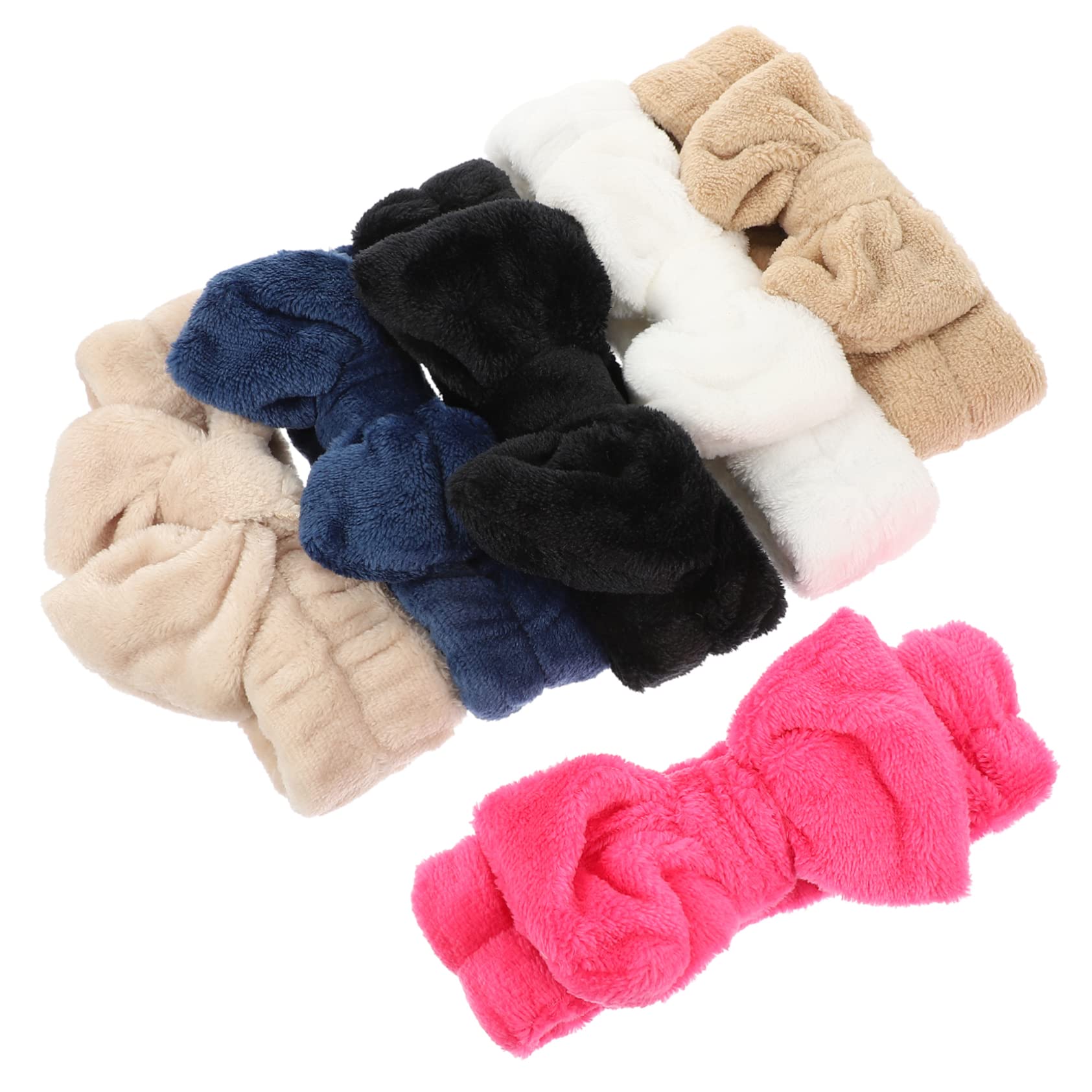 Healeved 12piezas Diademas De Fleece Para Lavado De Cara y Maquillaje Suaves y Cómodas Para Cuidado Piel y Spa Para Niñas y Mujeres