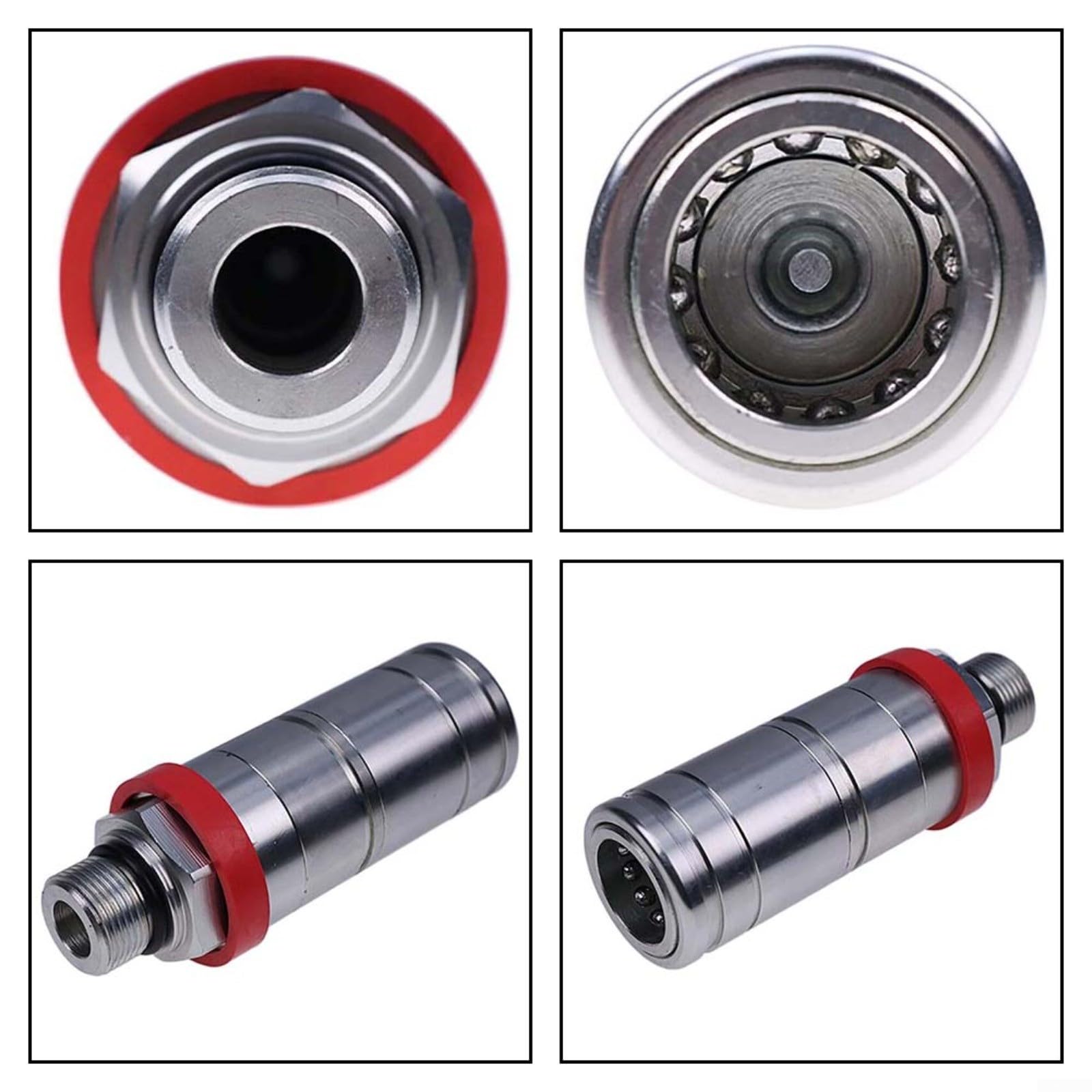 Attacco rapido idraulico femmina M22 x 1,5 per trattore 6120 6220 6320, per Massey 350 670, per Nuovo TN75 TN85, Acciaio 250 Bar