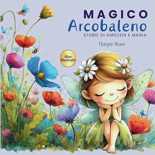 Magico Arcobaleno, Storie di Amicizia e Magia: Fiabe per Bambini Illustrate a Colori, Libro di Magiche, Rilassanti ed Educative Favole della Buonanotte, Brevi Filastrocche in Rima, Storie Ispiratrici