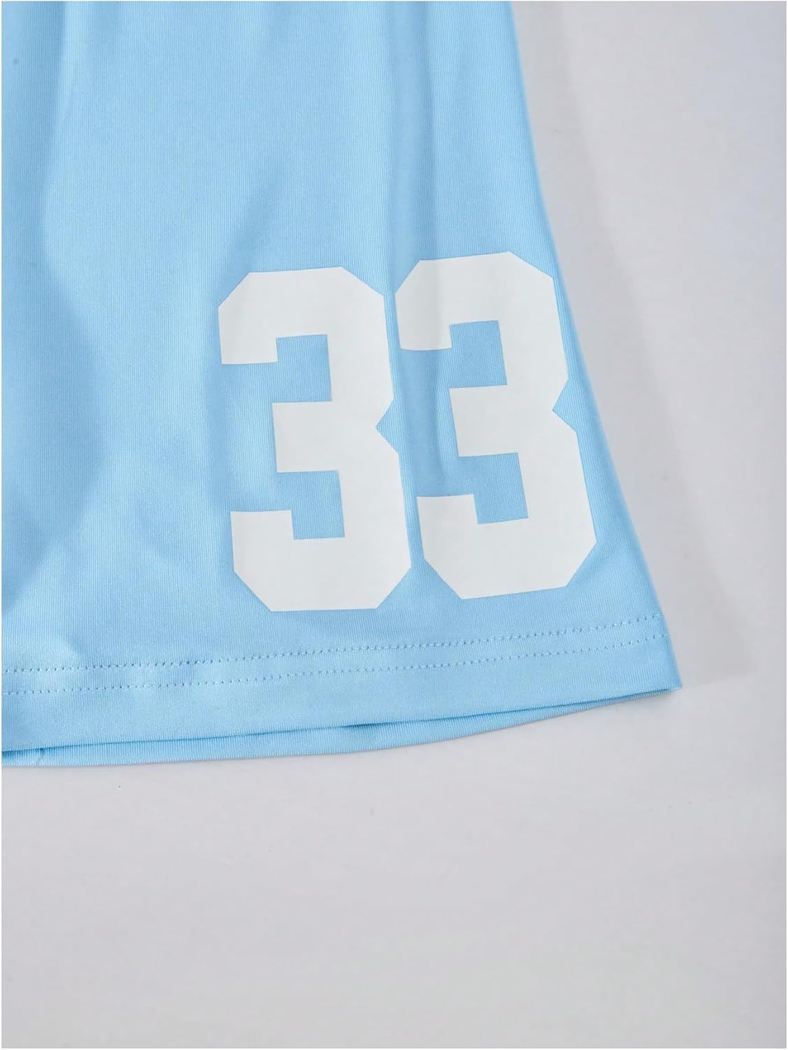 Floerns Girl's 3 Piece Outfits Y2k Number Print Jersey Shirts and Shorts Set with Cami Tops - Image 5