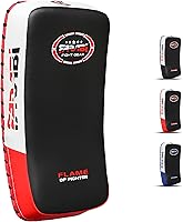 Vista 1 de Farabi Thai Pad Kick Pad - Almohadilla curvada para entrenamiento y artes marciales, 1 unidad individual