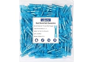 Heat Shrink Blue Electrical Butt Connectors