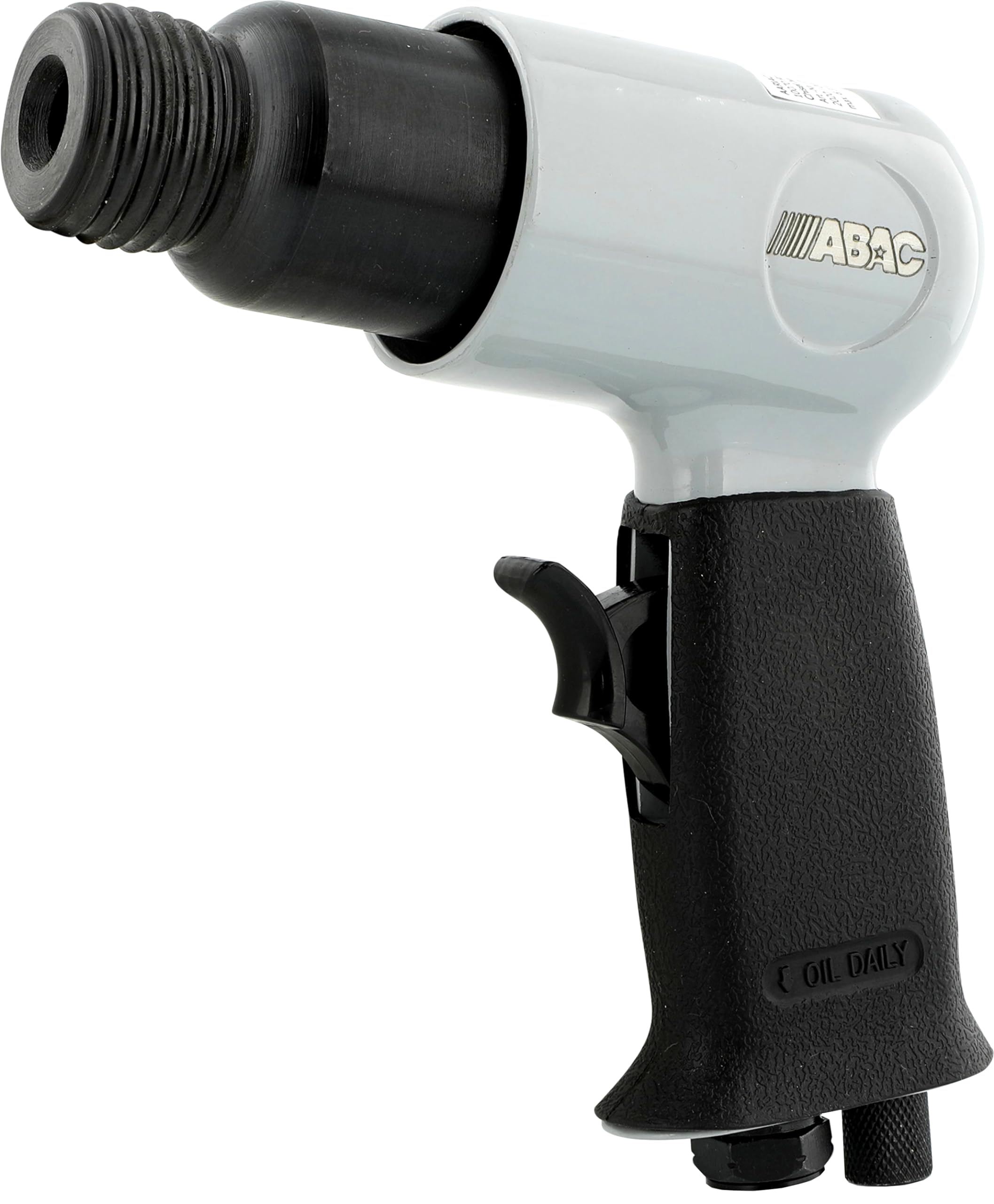ABAC Burineur Pneaumatique G-425, Burineur avec Burins de 125 mm, Arrêt par Ressort, Mini Lubrificateur, Coups par Minute 4500 s/min, Pression Max. Pression 6.3 Bar