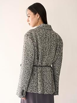 Amazon | ベルテッドオーバーサイズジャケット SWFJ245052MIX0