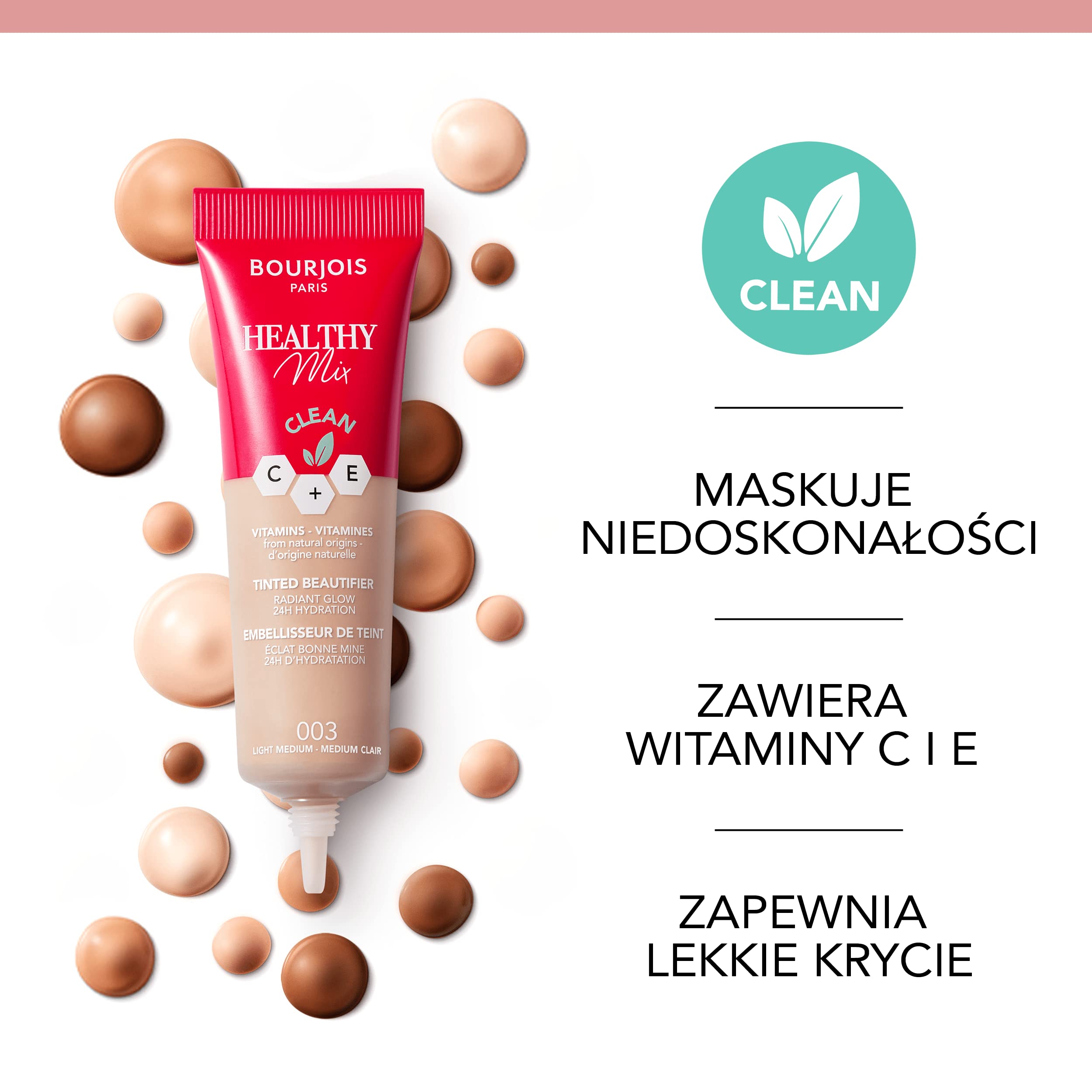 Bourjois Healthy Mix - upiększający krem tonujący nr 001 Fair, 30ml